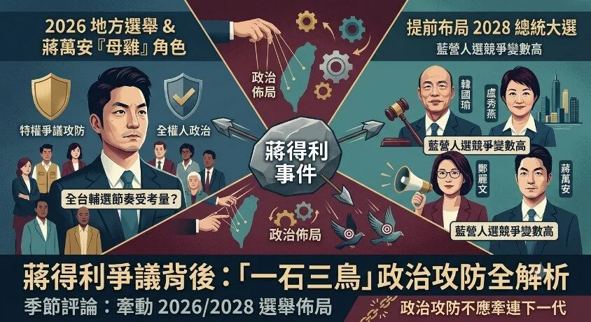 蔣得利交換生爭議延燒 評論發表綠營攻防恐「一石三鳥」 蔣得利交換生爭議延燒 評論發表綠營攻防恐「一石三鳥」